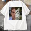 Dexter Morgan Cat Tshirts Funny Cotton Short Sleeve O Neck Tshirt Unisex Streetwear Unisexs Clothes Harajuku Printed Tshirt Tops