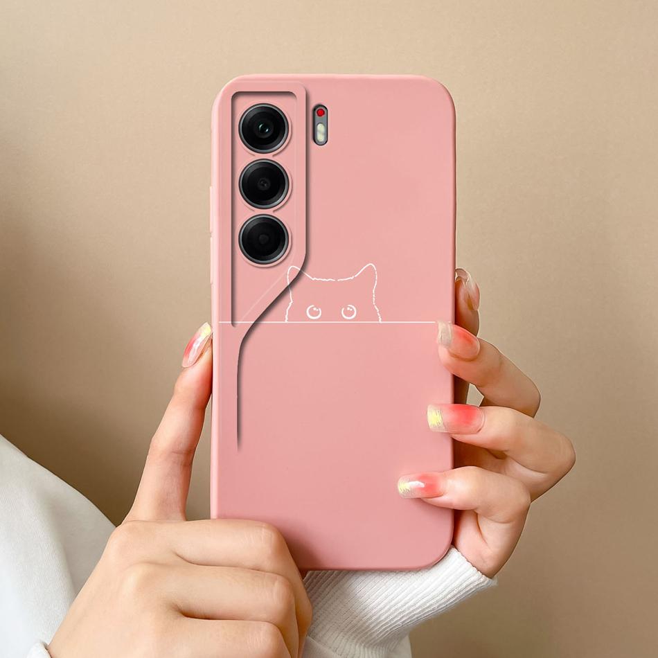 Чехол для Tecno Camon 40 Pro 4G 5G Простой Бабочка Мягкий Жидкий Силикон Защита Камеры Задняя Крышка Для Camon40 Pro Корпус Телефона