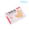 50/100Pcs Waterproof Band-Aids Bandages First Aid Medical Anti-Bacteria Wound Plaster 4 Size Home Travel Emergency Kits