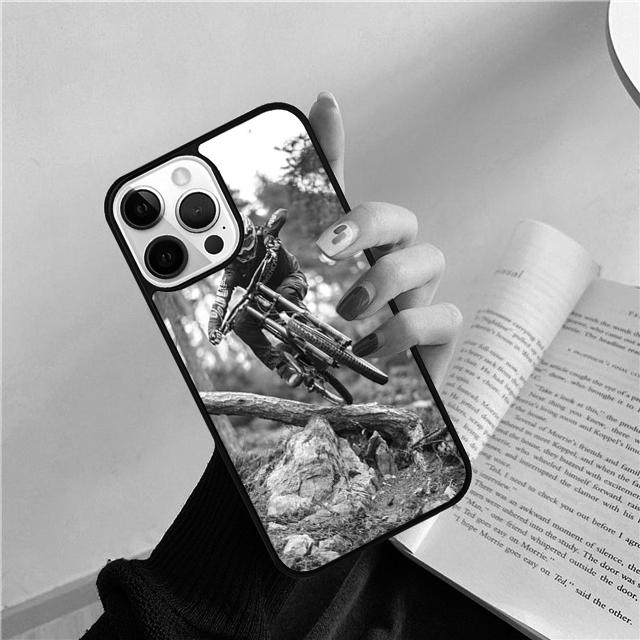 Спортивный Горный Велосипед Велоспорт Арт Чехол Для iPhone 17 Air 15 16 14 13 12 Pro Max 11 Pro Max Plus Чехол Для Телефона Coque