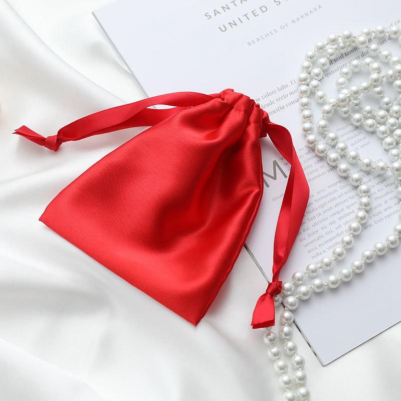 Подарочная упаковка Сумка из искусственного шелка Пылезащитная сумка Багги Сумка на шнурке Аксессуары на заказ