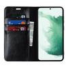 For Samsung Galaxy S23+ Magnetic Absorption Phone Cover Stand Flip Wallet Crazy Horse Texture Genuine Leather Phone Case