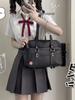 Кожаный рюкзак и сумка через плечо Jiayu Luggage JK Uniform со школьным дизайном и вышивкой