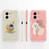 Case For Vivo Y38 Y58 T3X Y200i Y200T 5G Cute Panda Funda Soft Liquid Silicone Camera Protection Back Cover Shockproof Bumper