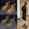 Ботинки Martin Retro Mid Calf с толстой подошвой, повседневные модные женские ботинки
