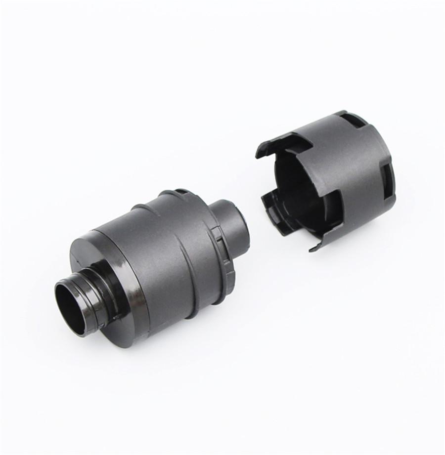 2×25mm Diesel Combustion Auto Heater Air Intake Filter Plastic Black for Webasto/for Eberspacher Auto Heater