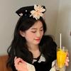 Cloth Hanfu Hair Hoop Pearl Chinese Style Headband Classical Ancient Style Headwear  Festival