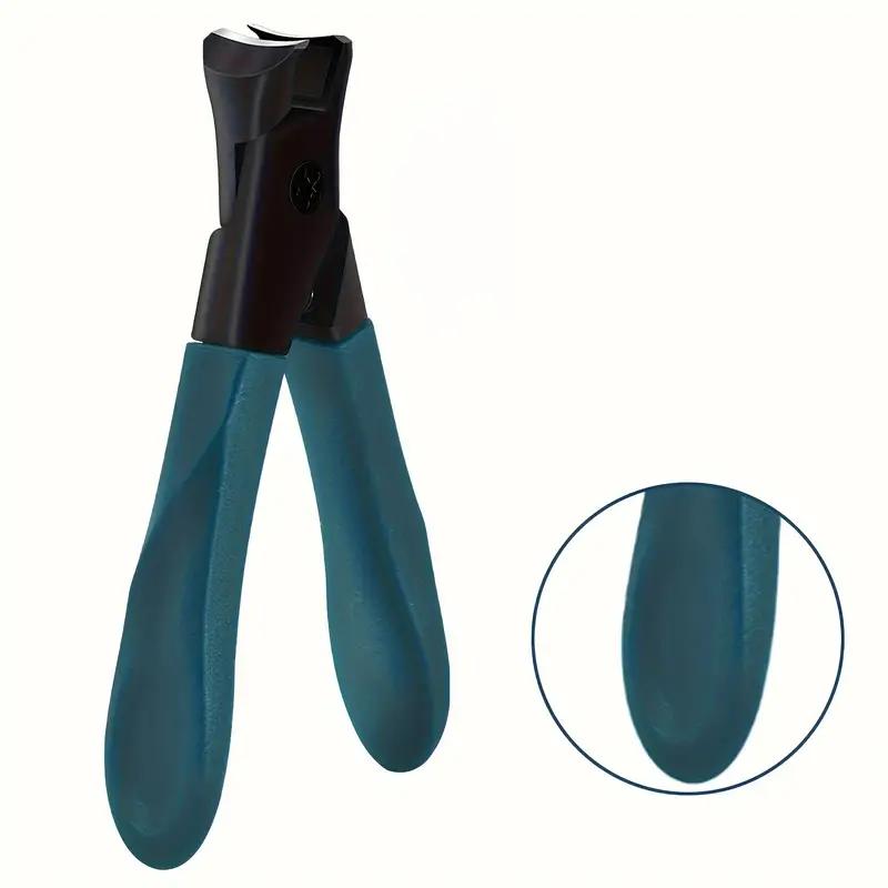 1 шт. Щипчики для ногтей с толстыми краями, маникюрные кусачки для ногтей, педикюрные инструменты с большим отверстием, защищенные от брызг