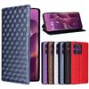 Чехол для Motorola Moto Edge 60 Pro Стереоскопические линии Кожаный кошелек Обложка из ПУ для Moto Edge 60 Pro 3D Магнитная крышка для телефона