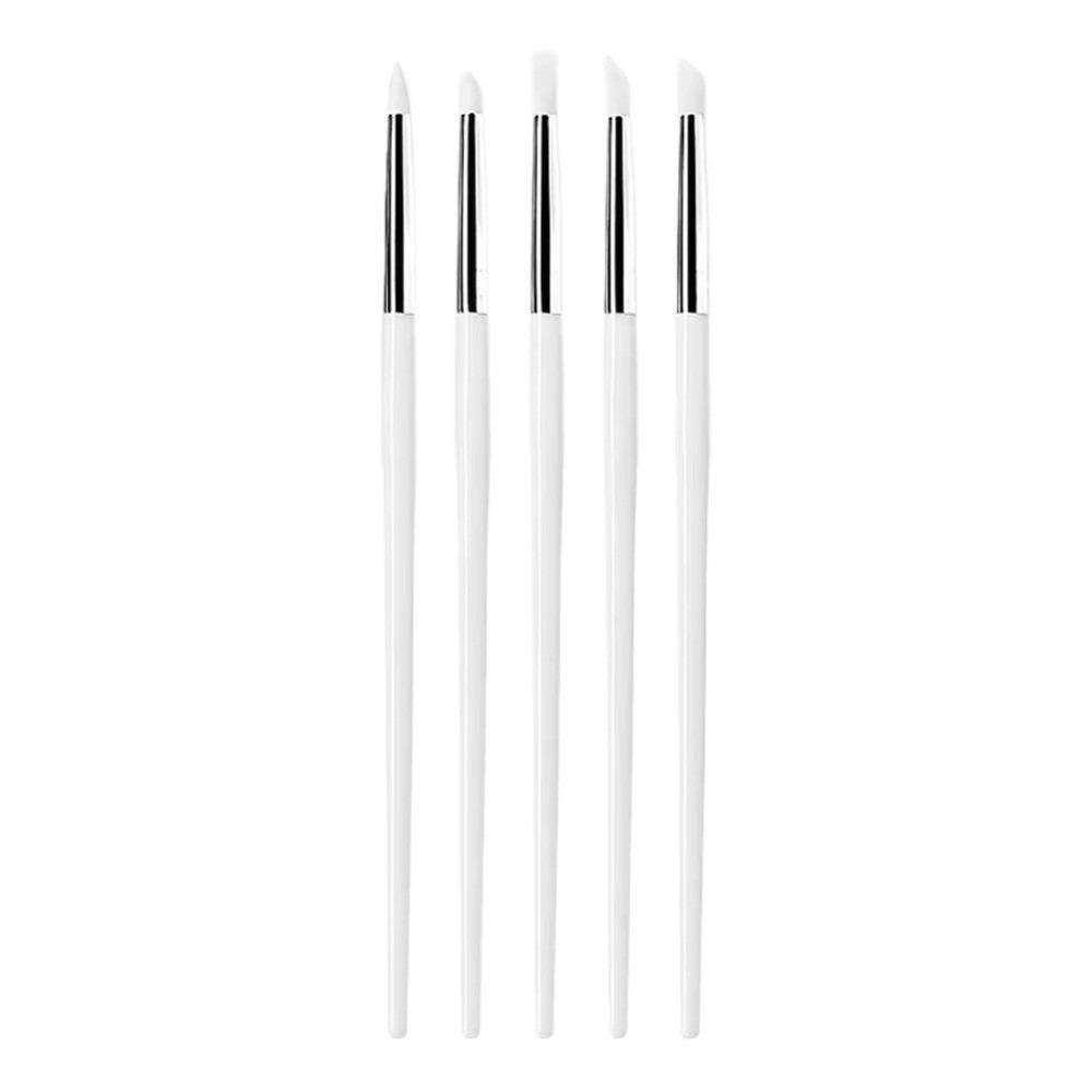 5Pcs DIY Manicure UV Gel Sculpture Nail Pen Small Head Polish Tip Manicure Tools