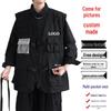 Мужской модный жилет фотографа в гонконгском стиле с несколькими карманами и настраиваемым логотипом
