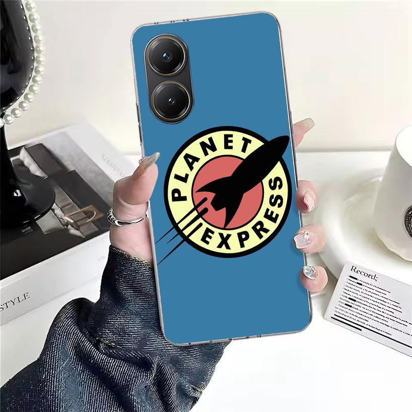 Futurama Planet Express Мягкий чехол для телефона для Xiaomi Redmi 15C 15 13C 13 Poco X5 X6 X7 F7 Ultra M7 12C 12 10 10C 9C 9A 9T 9 Fundas