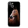 Чехол для телефона с лошадью для iPhone 17 16 15 Pro Max 11 12 13 14 7 8 Plus SE 2020 X XR XS Мягкий Черный