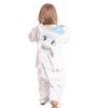 Piżama dla dzieci dziecięca kigurumi onesie strój smok szczerbatek biały 125-135
