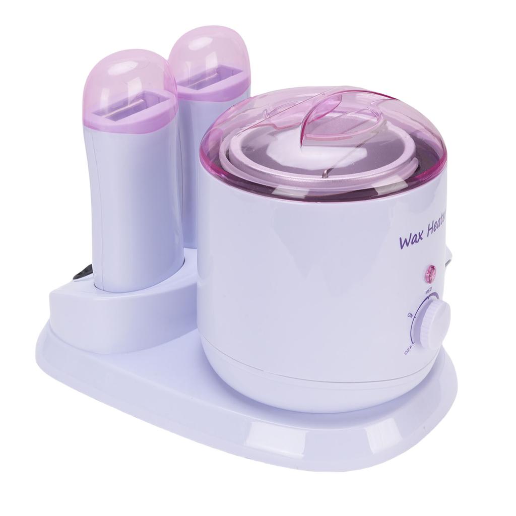 Восконагреватель 3 в 1 Защита от ожогов Роликовый восконагреватель с двойными картриджами 180 Вт для домашнего использования