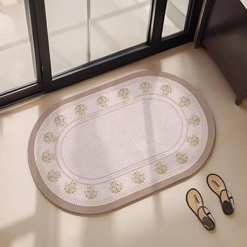 Американский диатомовый коврик для пола, коврик для ванной, абсорбирующий коврик для ног, туалетный коврик для унитаза, быстросохнущий, нескользящий, придверный коврик, ковер, грязеотталкивающий