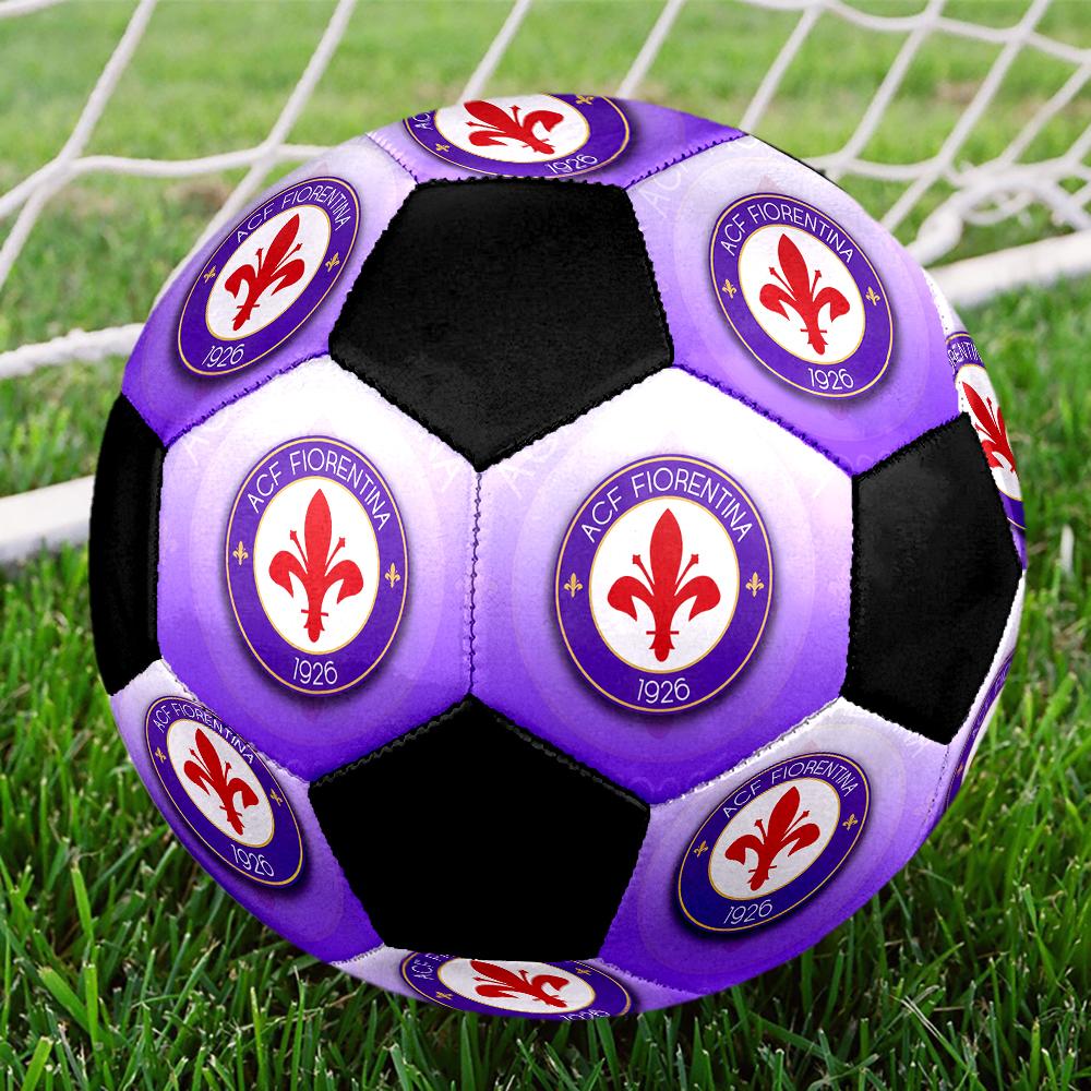 РАЗМЕР 5 Футбольный мяч ACF Fiorentina Цветной Для всех возрастов Машинная строчка ПВХ Готов к соревнованиям Прочный Высокий отскок