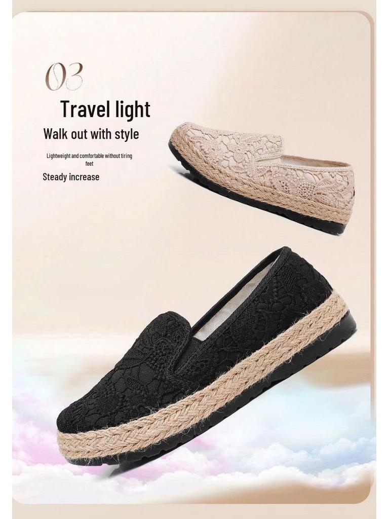 Women's 2025 Fisherman Style Breathable & Versatile Flat Cloth Shoes