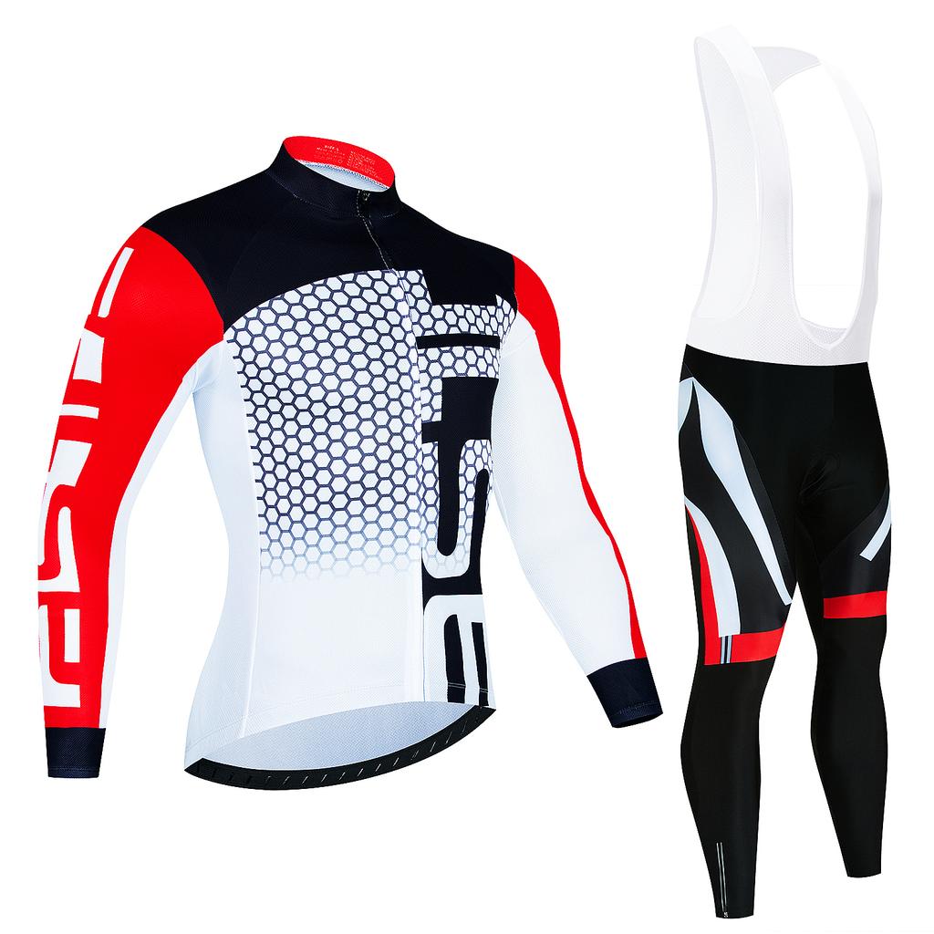 2023 Pro Winter Thermal Fleece Cycling Jersey Sets Long Sleeve Bicycle Clothing MTB Bike Wear Maillot Ropa Ciclismo Cycling Suit