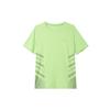 Iso-Chill Running Sports Crew Neck Striped Short Sleeve T Shirt Men Tops Light-Grass-Green 1376518-304