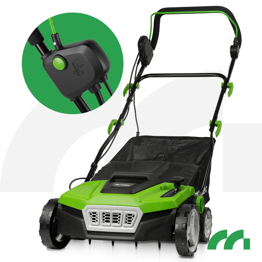 Maltec Masterlawn-Pro2600 Electric Lawn Scarifier Aerator 38cm