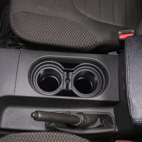 Glossy Piano Black Center water cup slot sticker Trim For Nissan Frontier 05-21