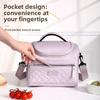 Sleek Lunch Bag With Thickened Material And Ecofriendly Fabric For Office And Hiking