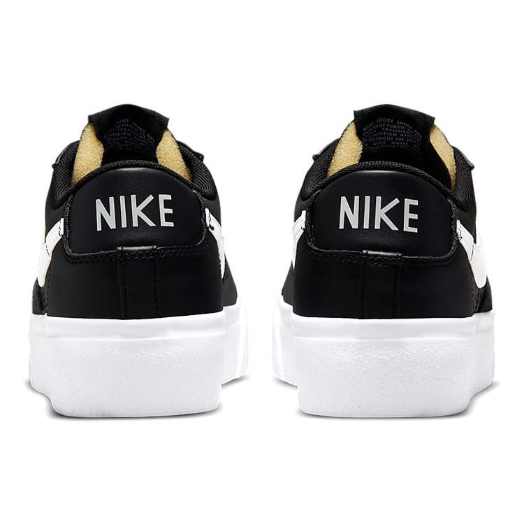 (WMNS) Nike Blazer Low Platform 'Черно-белый' Женские DJ0292-001