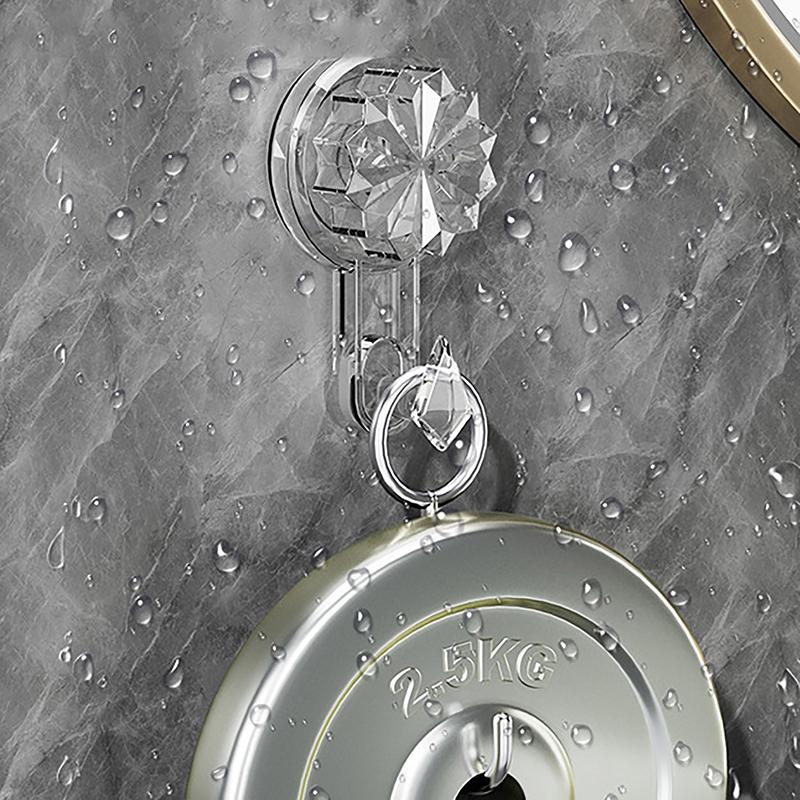 Strong Suction Cup Hooks Reusable Heavy Duty Vacuum Suction Cup Hooks Glass Window Wall Hanger Kitchen Bathroom Hooks For Towel