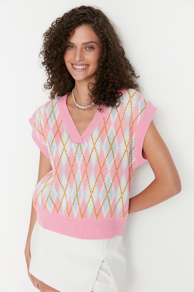 Women's Fashionable Stylish Sweater Black Wide Fit Knitwear Sweater