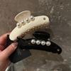 1 шт. Новая корейская классическая заколка для волос большого размера с жемчугом и несколькими прядями волос, заколка-краб для хвоста, аксессуар для волос