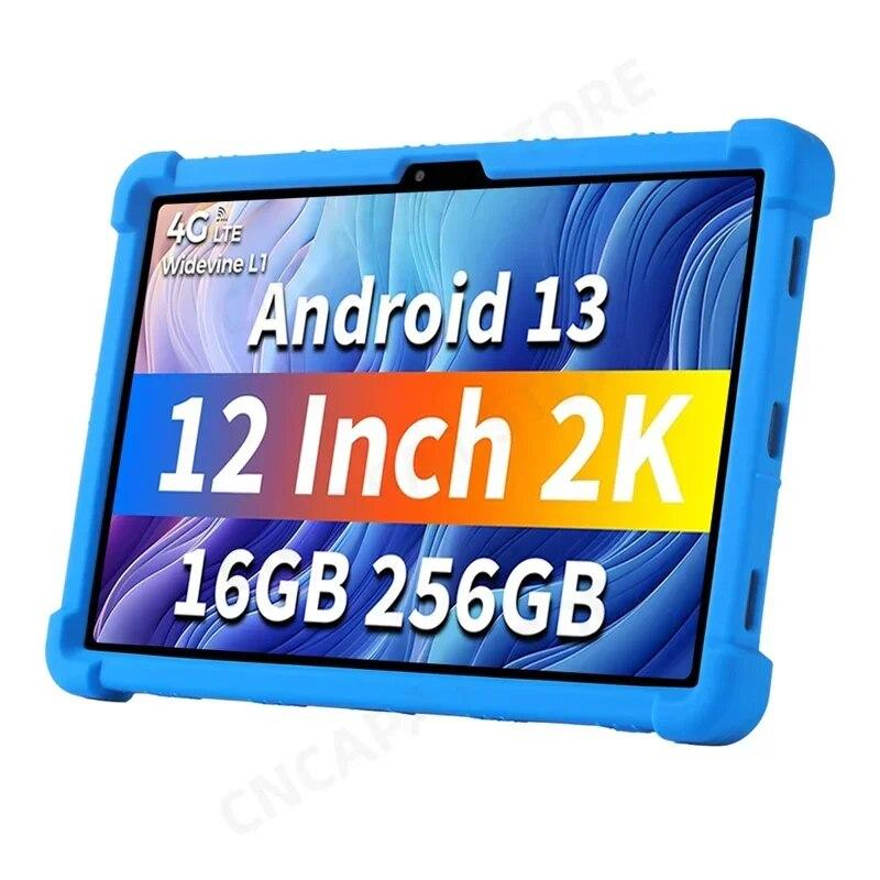 Чехол для Teclast T60 2023 Чехол 12" Планшетный ПК Kickstand Funda с 4 противоударными подушками безопасности Детская безопасность Мягкий силикон