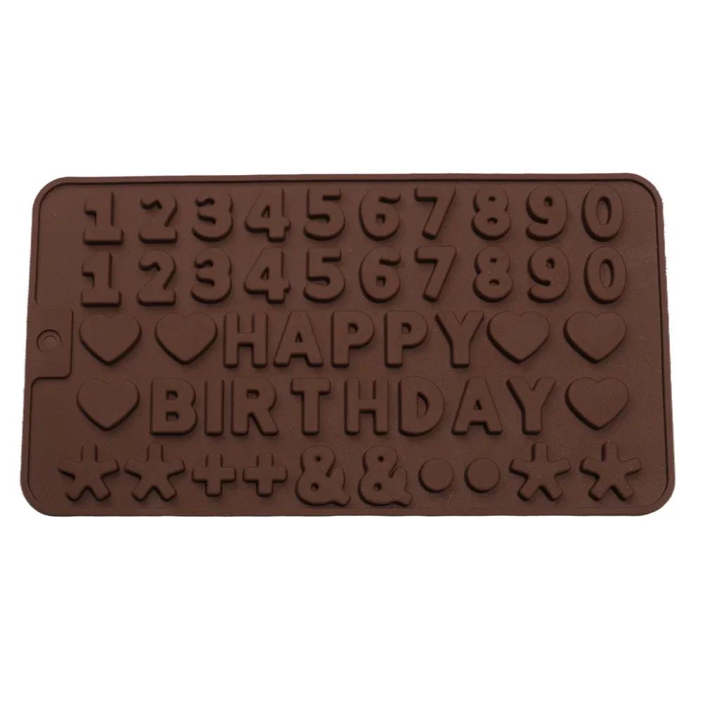 Confectionery Silicone Mold Pastry Molds Cake Stand Chocolate Bakeware Reposteria Supplies Number Baking Mold Kitchen Bar Dining