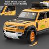 1:24 Игрушки Модели Машин Land Rover Defender Сплав Литье под Давлением Колеса Поворотные Миниатюрные Двери Машины Открываются Игрушка Внедорожник Коллекционный Предмет