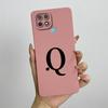 Чехол для Oppo A15 Чехол для телефона OPPO A15s CPH2179 CPH2185 Милые Заглавные Буквы Квадратный Ударопрочный Силиконовый Задний Чехол Oppo A15 A15S