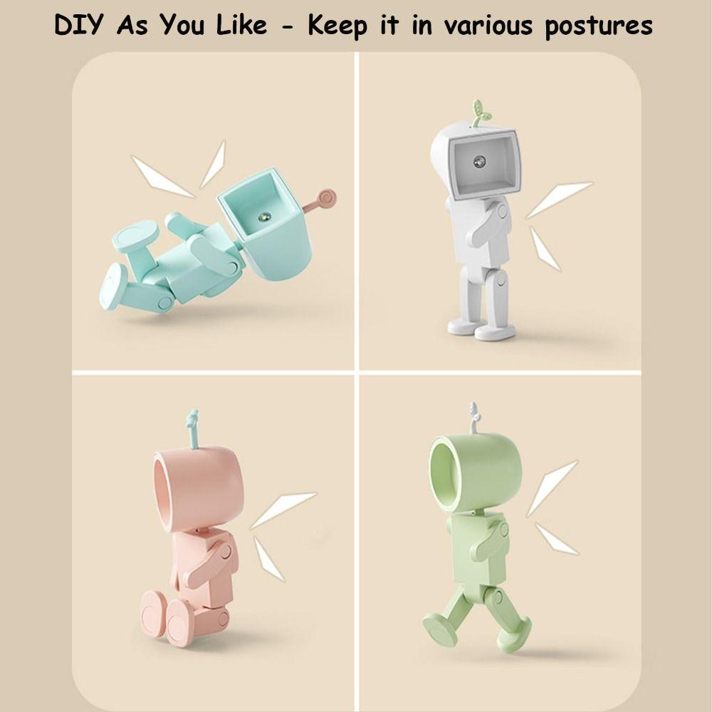 Мини-ночник-астронавт, мультяшная настольная лампа, милый светодиодный ночник, спальня