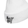 Вязаная шапка с графическим козырьком Adidas Golf COLD.RDY