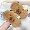 Promote Sleep Capybara Eye Cover Light-proof Cute Animal Eyepatch Plush Sleeping Mask  Travel