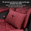 AMM1 For Tesla Model 3 Y X S Neck Pillow Headrest Pillow Automobile Seat Neck Rest Auto Seat Head Support Pillow Car Accessories