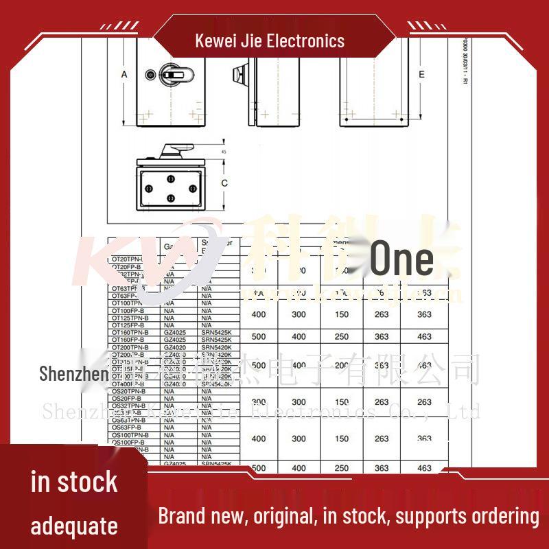 ABB OT63FP-A Non-Fused Industrial Protection Isolator Switch for Automation Control Equipment