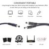 Yuqori O'tkazuvchanlikka ega DC Quvvat Y Splitter Kabli CCTV DC Quvvat Splitter Kabli 5.5MMx2.1MM Kirishli Ikkita Qurilmani Ulaydi