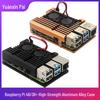 Прочный алюминиевый корпус для Raspberry Pi 4B/3B+ с радиатором и двумя вентиляторами
