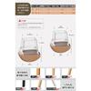 SKYFLY Chair Leg Covers, Silicone Chair Leg Caps, Scratch Prevention, Soundproofing, Noise Reduction, Easy Installation, Suitable for Round and Square