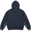 Supreme Толстовка на молнии с капюшоном IDGAF Темно-синяя