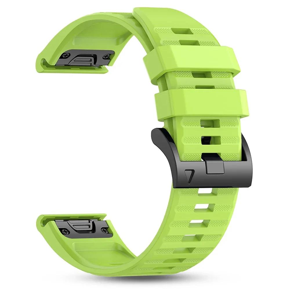 26 мм 22 мм Быстросъемный ремешок для часов Garmin Forerunner 970 955 965 Ремешок Fenix 8 7X E 6 6X/Quatix/Descent/Tactix Силиконовый браслет