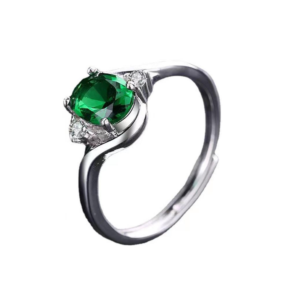 Кольца из цельного стерлингового сапфира для женщин, модное регулируемое кольцо с синим танзанитом, свадебные украшения