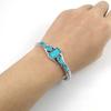 Opening Carving Hollow Out Cuff Bracelet Vintage Turquoises Women Bangle Accessories