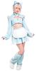 Clearstone SugarWhip Cosplay Halloween Cat Ear Jersey Maid Blue Women's