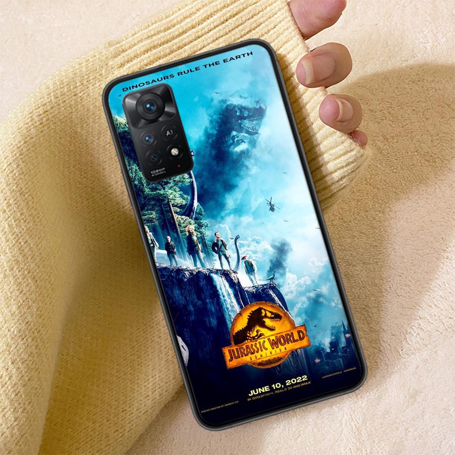 New World Jurassic Park Phone Case For Redmi 13C 14C Note 14 13 Pro Plus 5G Clear Capa 12 12C 10A 10C 10 9A 9C 9T 9 8 Pro Cover