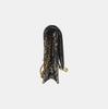 [Pre-Owned] Saddle Classic Monogram Removable Metal Chain Oblique Embroidery Fabric Saddle Bag - Very Good #IK1O9N